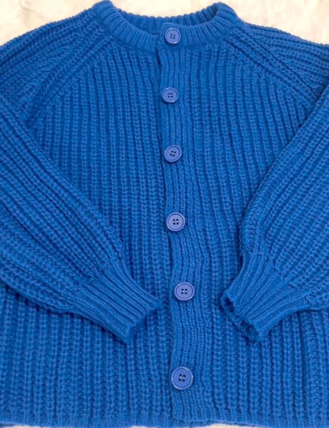 COZYPOIN Women Chunky Cardigan Open Front Sweater Long Sleeve Knitted Cardigan Button Down Outerwear Knitwear