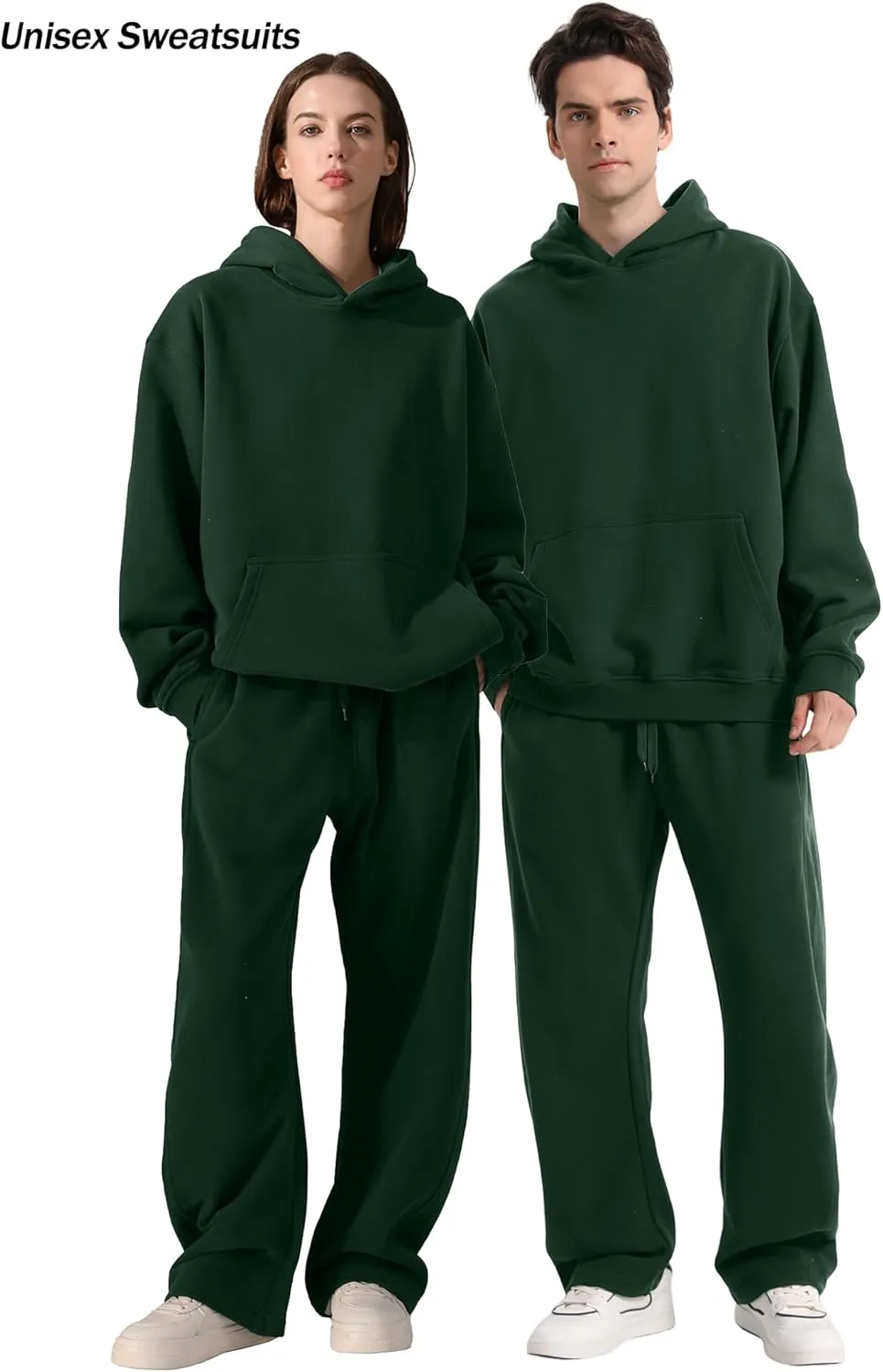 FAIABLE Women's Sweatpants Wide Leg - Super Soft Sweat Pants Fleece Baggy Joggers with Pockets, Drawstring & Relaxed Fit