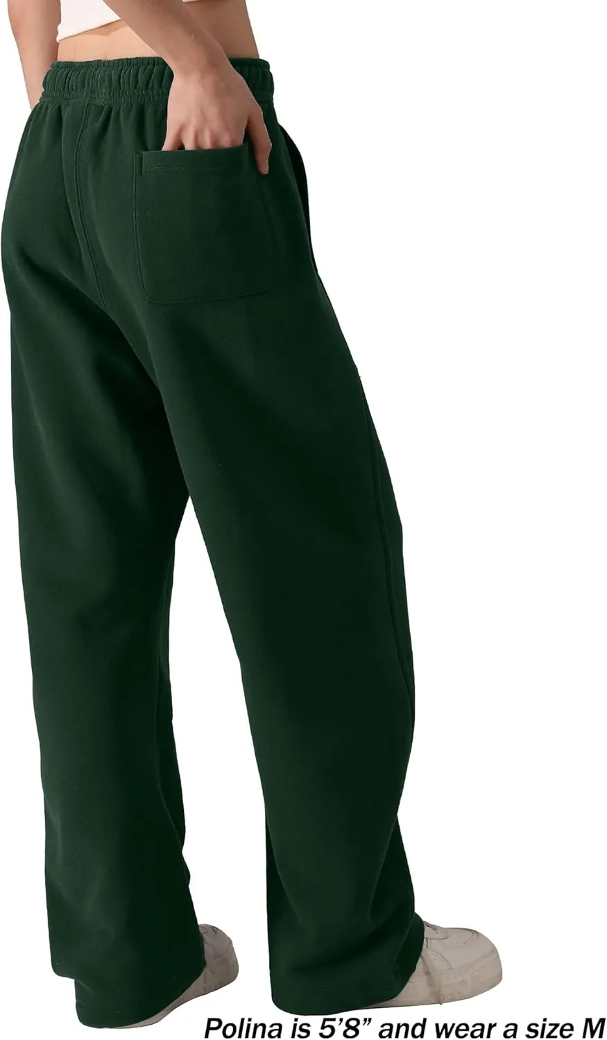 FAIABLE Women's Sweatpants Wide Leg - Super Soft Sweat Pants Fleece Baggy Joggers with Pockets, Drawstring & Relaxed Fit