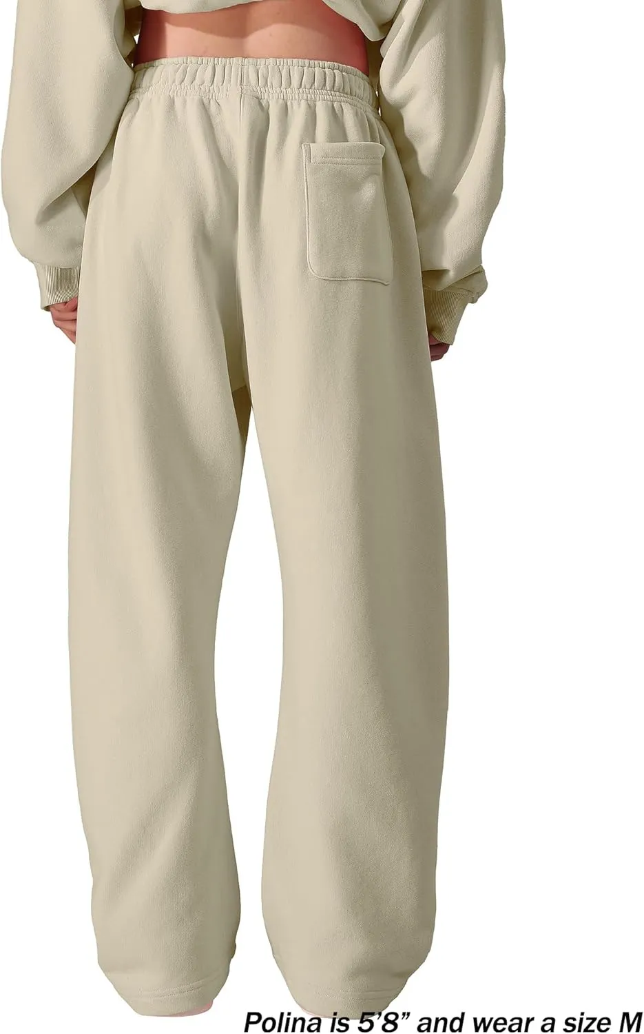 FAIABLE Women's Sweatpants Wide Leg - Super Soft Sweat Pants Fleece Baggy Joggers with Pockets, Drawstring & Relaxed Fit