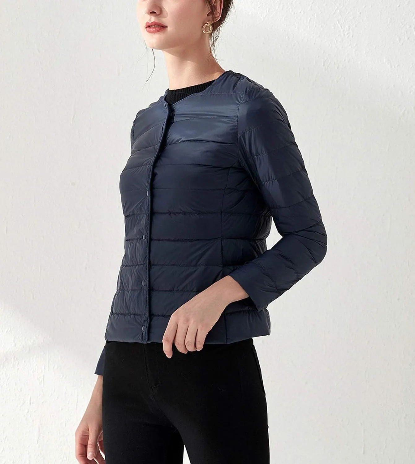 Flygo Women's Ultra Light Packable Down Jacket Puffer Coat