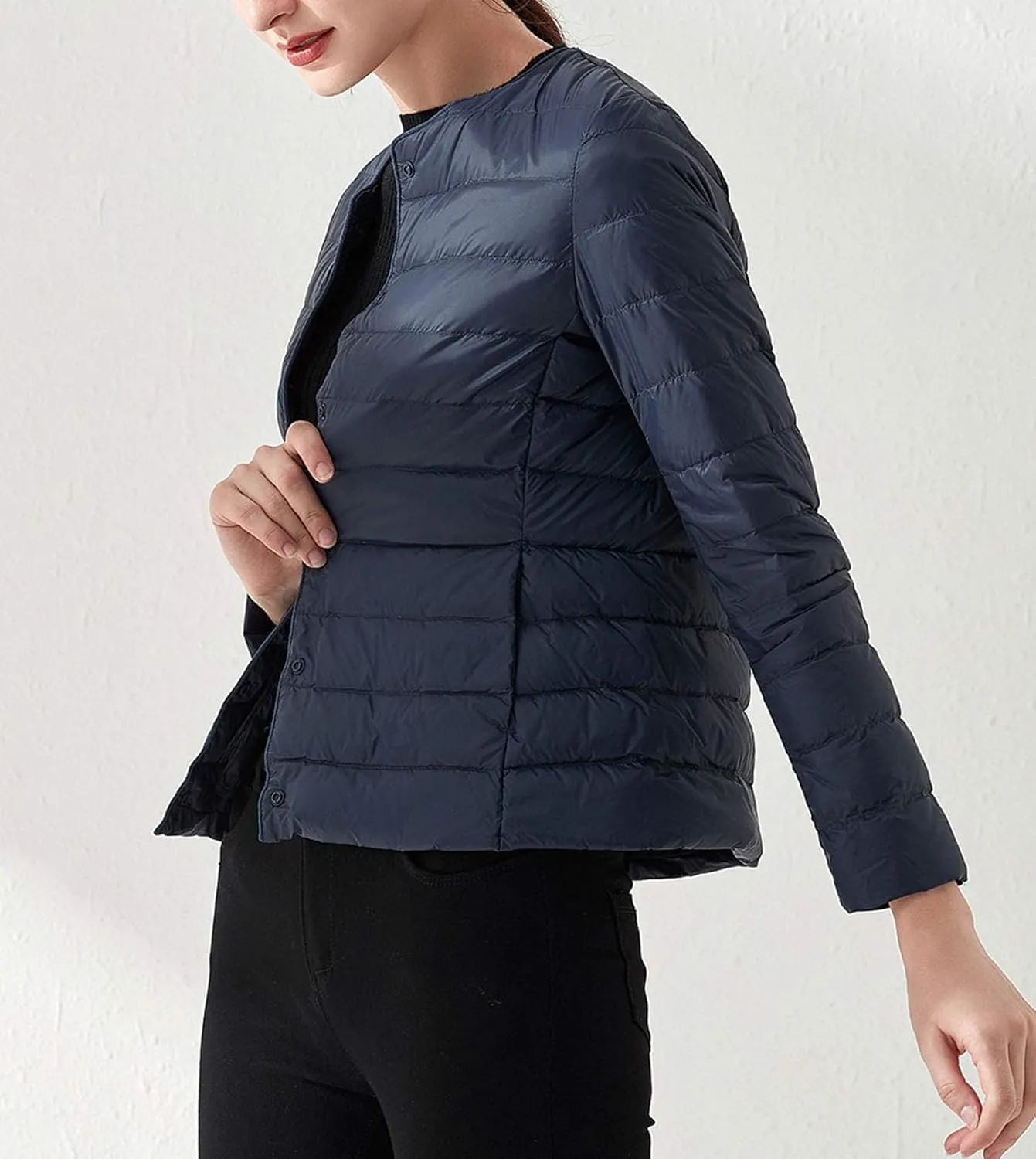Flygo Women's Ultra Light Packable Down Jacket Puffer Coat