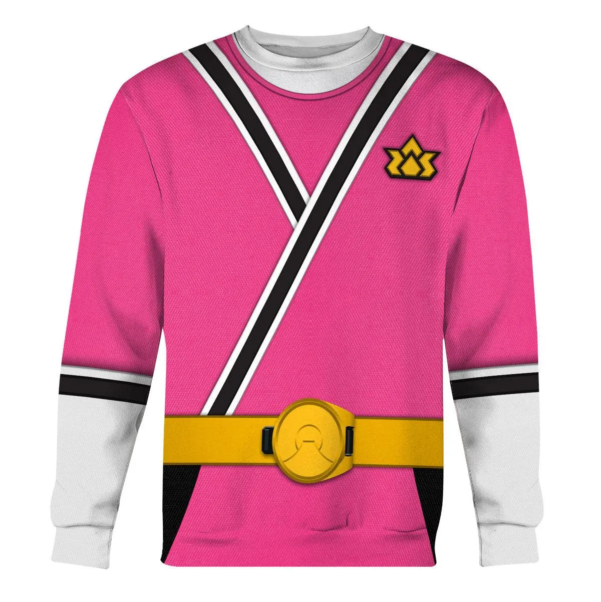 GearHomie Pink Power Rangers Samurai Hoodies Sweatshirt T-shirt Hawaiian Tracksuit