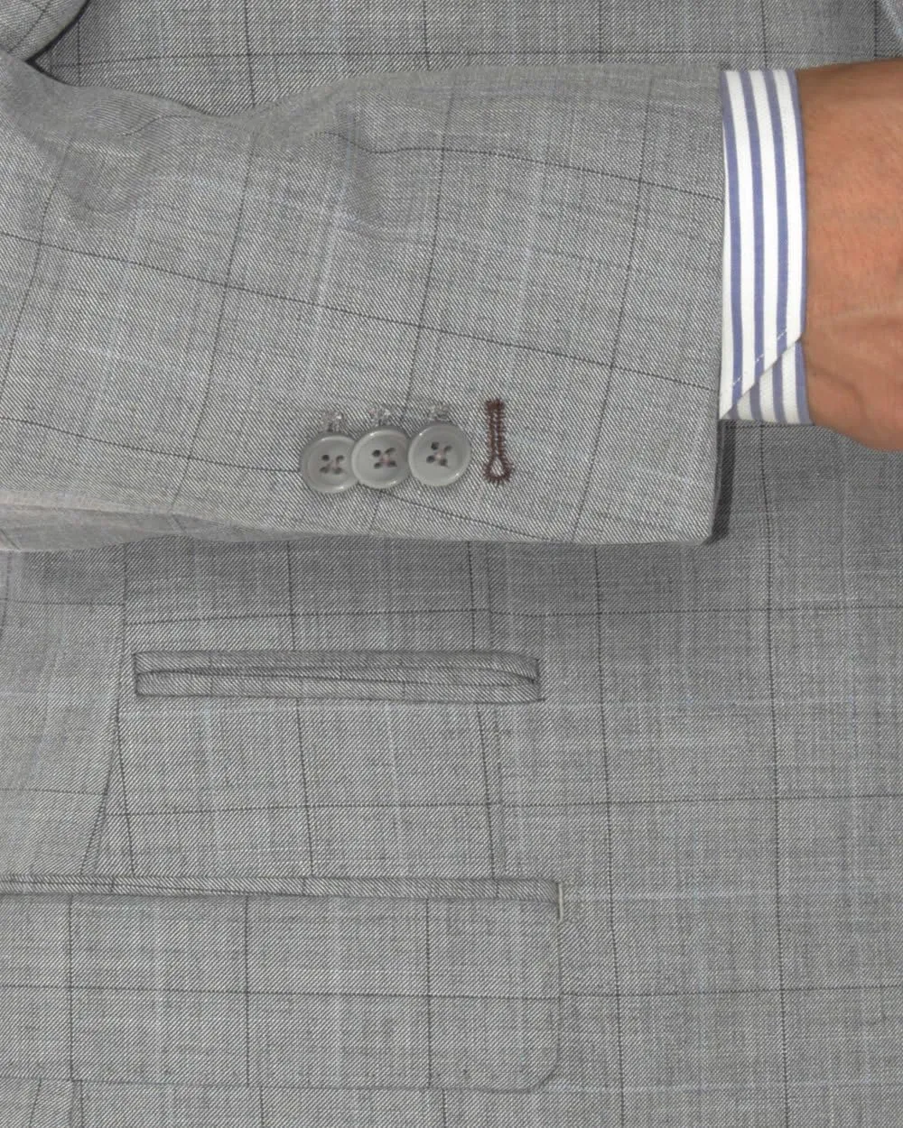 GN Luciano Men's 2 Button Modern Fit Suit Jacket Ticket Pocket Blazer Coat