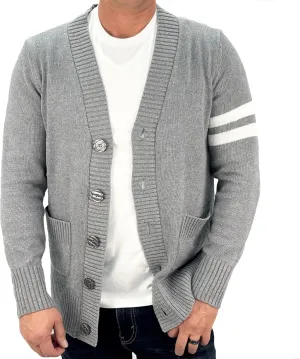 Hip Hop 50's Shop - Mens 1950s Letterman Cardigan Sweater