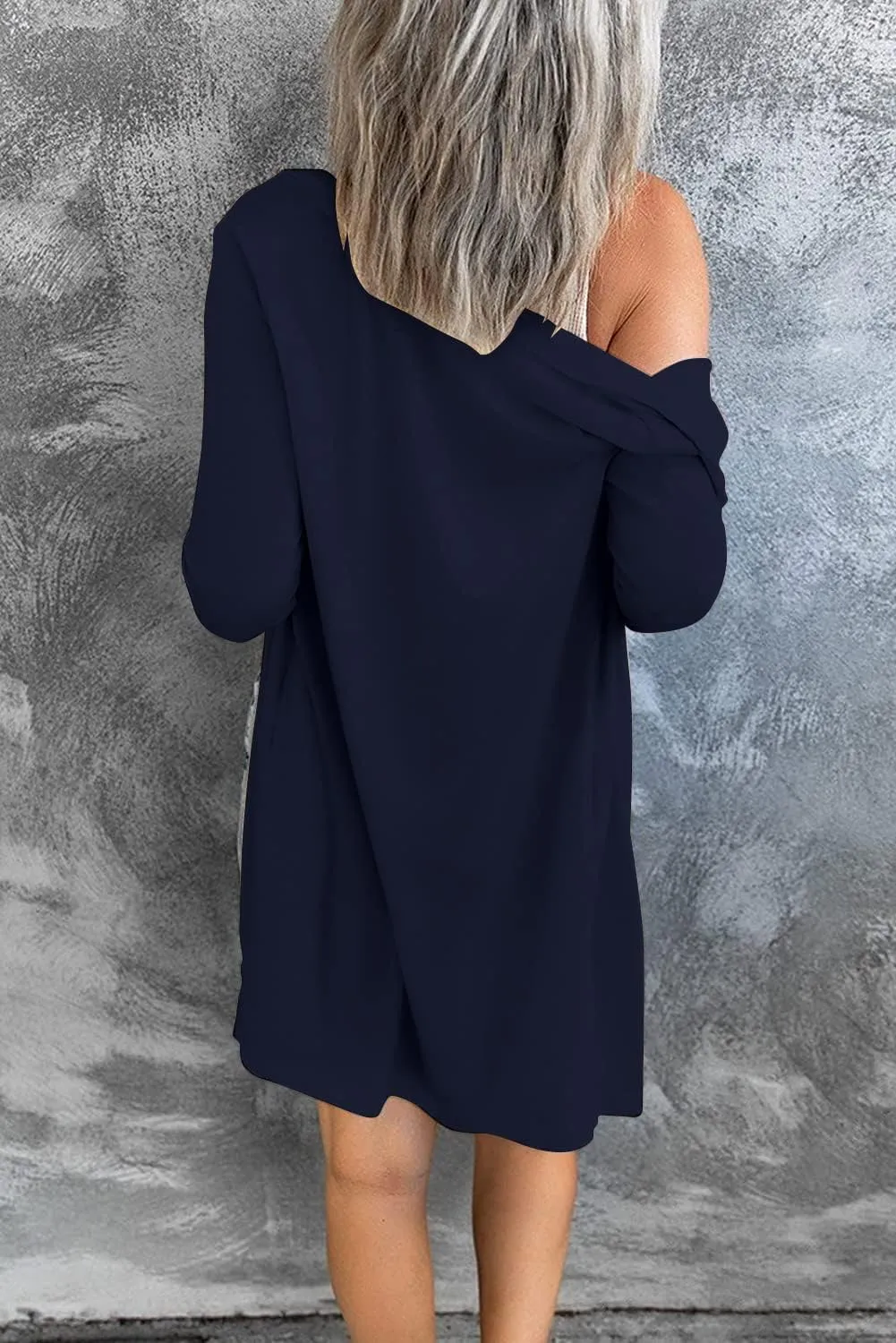Hount Women's Lightweight Open Front Cardigans Button Down Long Sleeve Cardigan Outwear