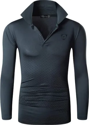 jeansian Men's Outdoor Sport Quick Dry Fit Polo T-Shirts Tee Shirt Tshirt Tops Golf Tennis Bowling LA287