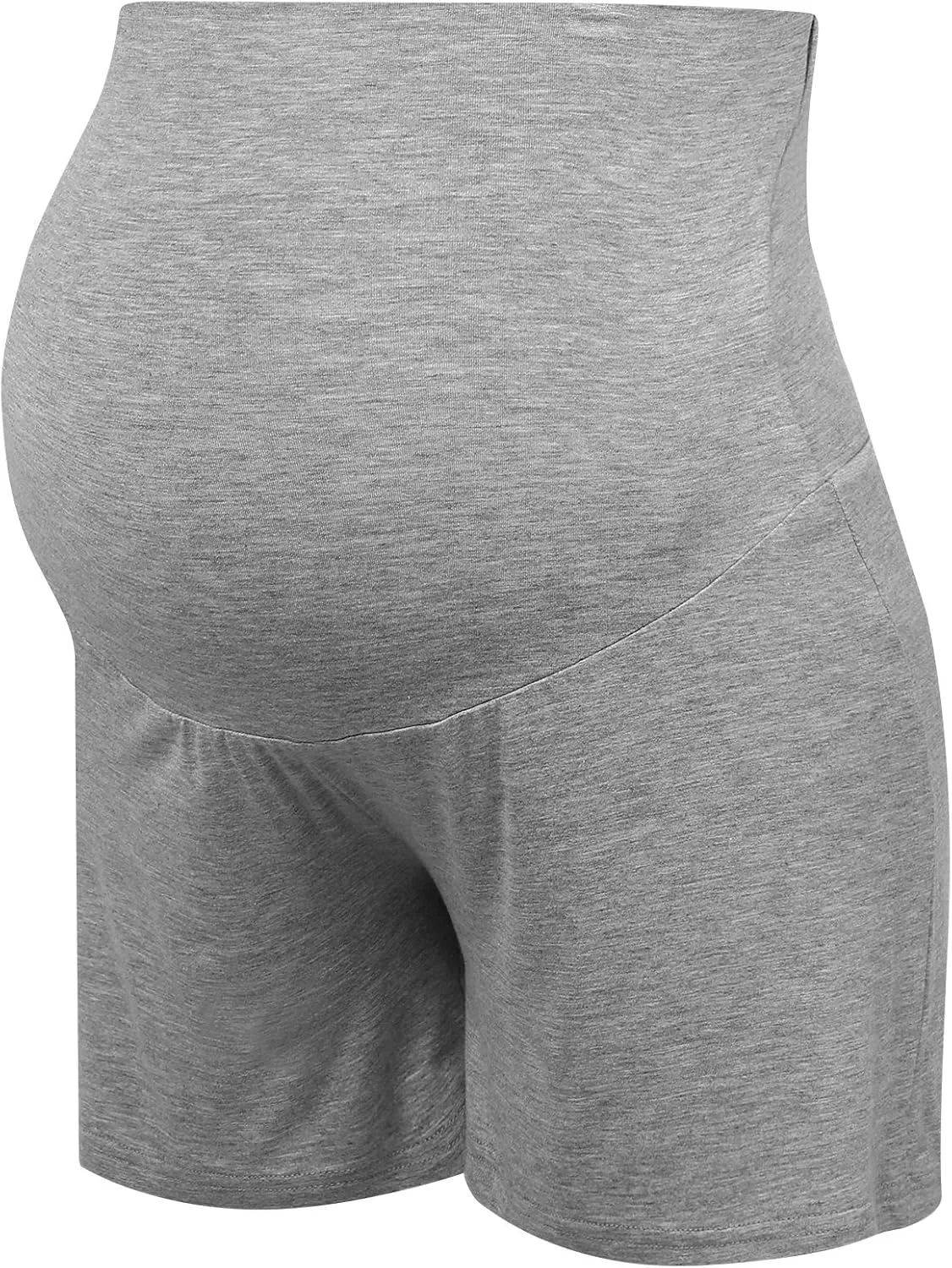 Joyaria Women Maternity Shorts Pajama Sleep Lounge Pregnancy Sleepwear Bamboo Viscose Over Belly Active Yoga Shorts S-XXL