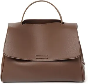 Leather Top Handle Crossbody Bag Cowhide Small Satchel Tote Bag Shoulder Handbag Travel Purse