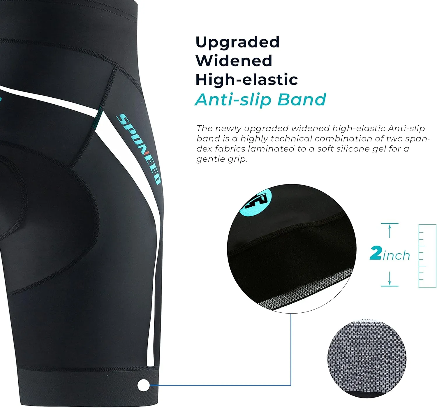Men's Cycling Shorts Padded Biking Bottoms Team Bike Sportwear