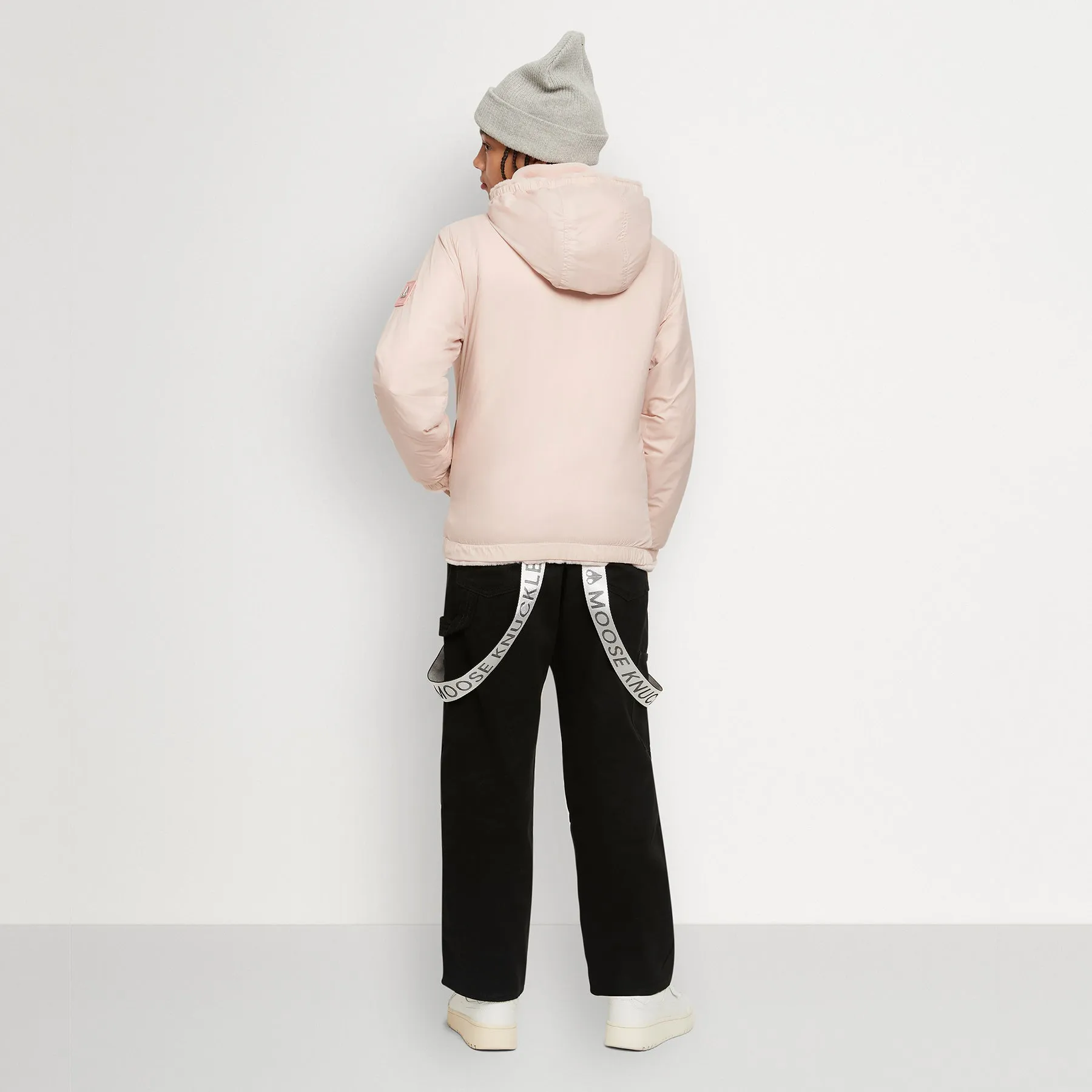 MOOSE KNUCKLES Simcoe Reversible Bunny Jacket - Dusty Rose