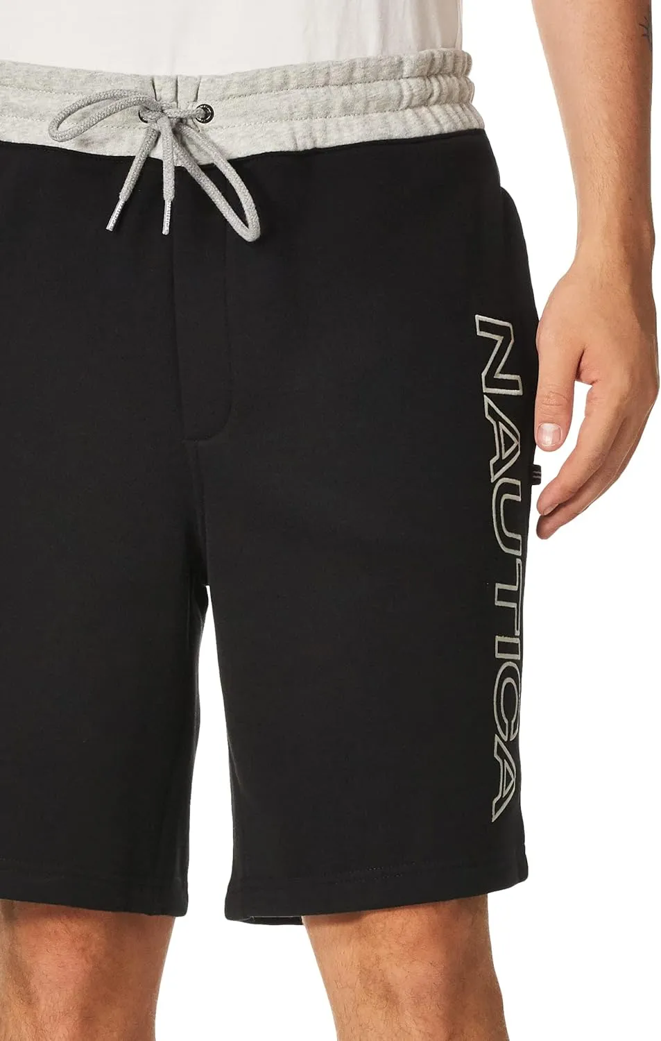 Nautica Men's Fleece Logo Shorts