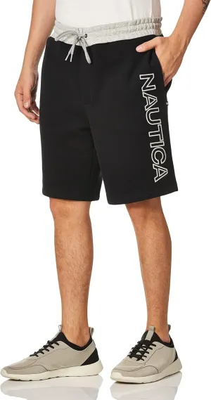 Nautica Men's Fleece Logo Shorts