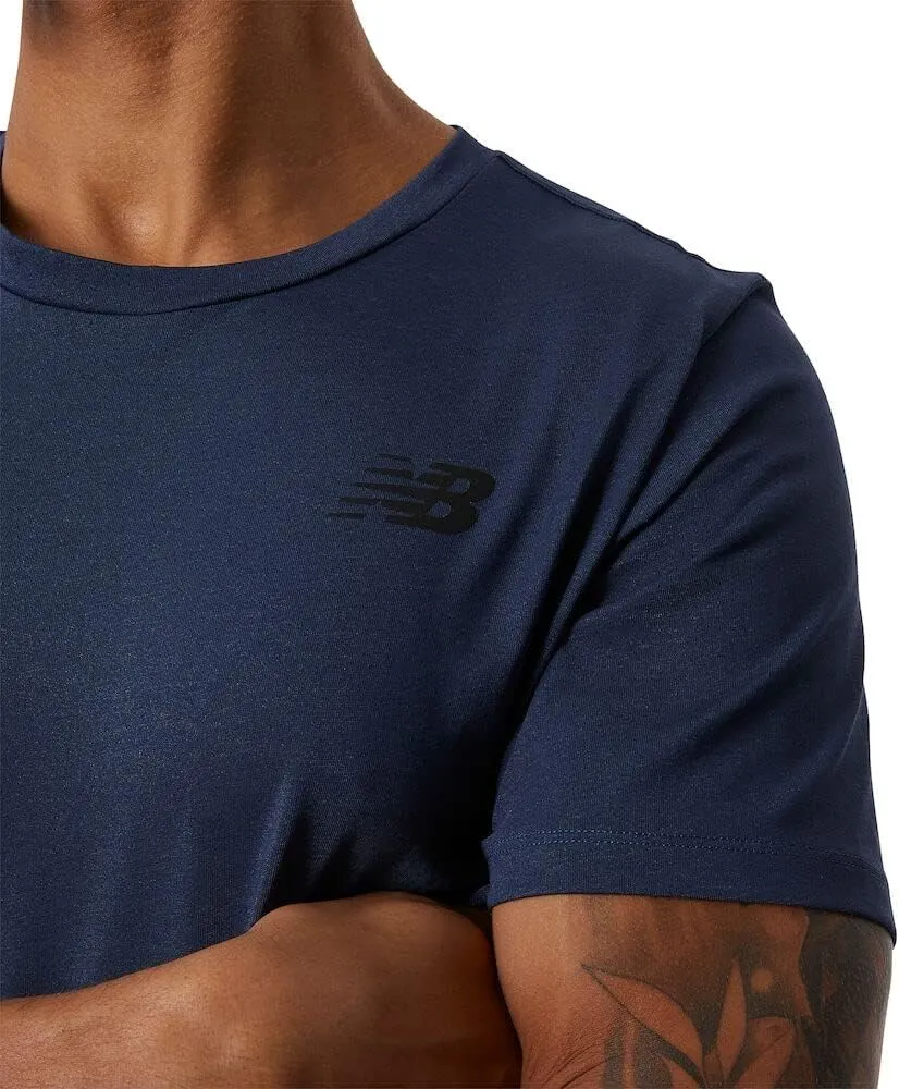 New Balance Men's Heather Tech Short Sleeve 21