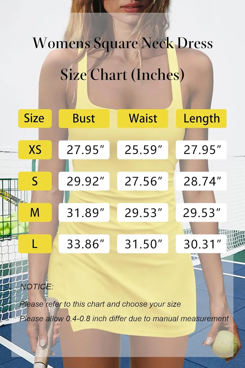 Nirovien Womens Tennis Dress with Built in Shorts Athletic Dresses Workout Dress Skort Dress Golf Outfits