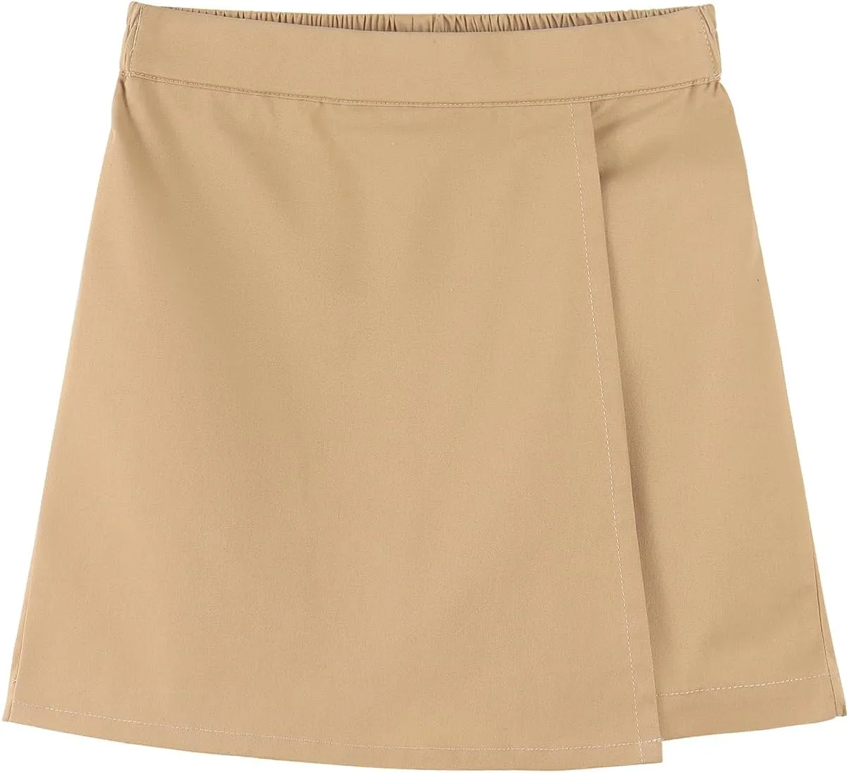 Noomelfish Girls Wrap Skort Cute School Uniform Skirt Shorts (5-12 Years)