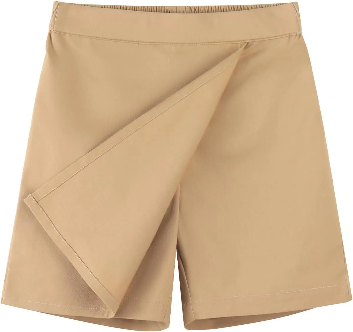 Noomelfish Girls Wrap Skort Cute School Uniform Skirt Shorts (5-12 Years)