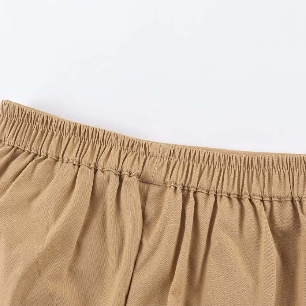 Noomelfish Girls Wrap Skort Cute School Uniform Skirt Shorts (5-12 Years)