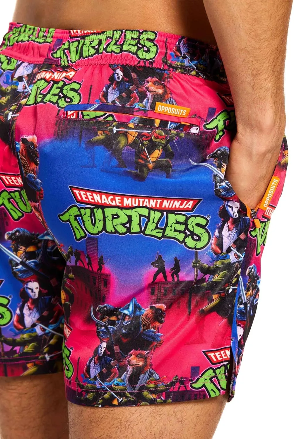 Opposuits Swim Shorts for Men - Summer Beach and Pool Shorts - Loose Fit - Including Drawstrings & Zippers