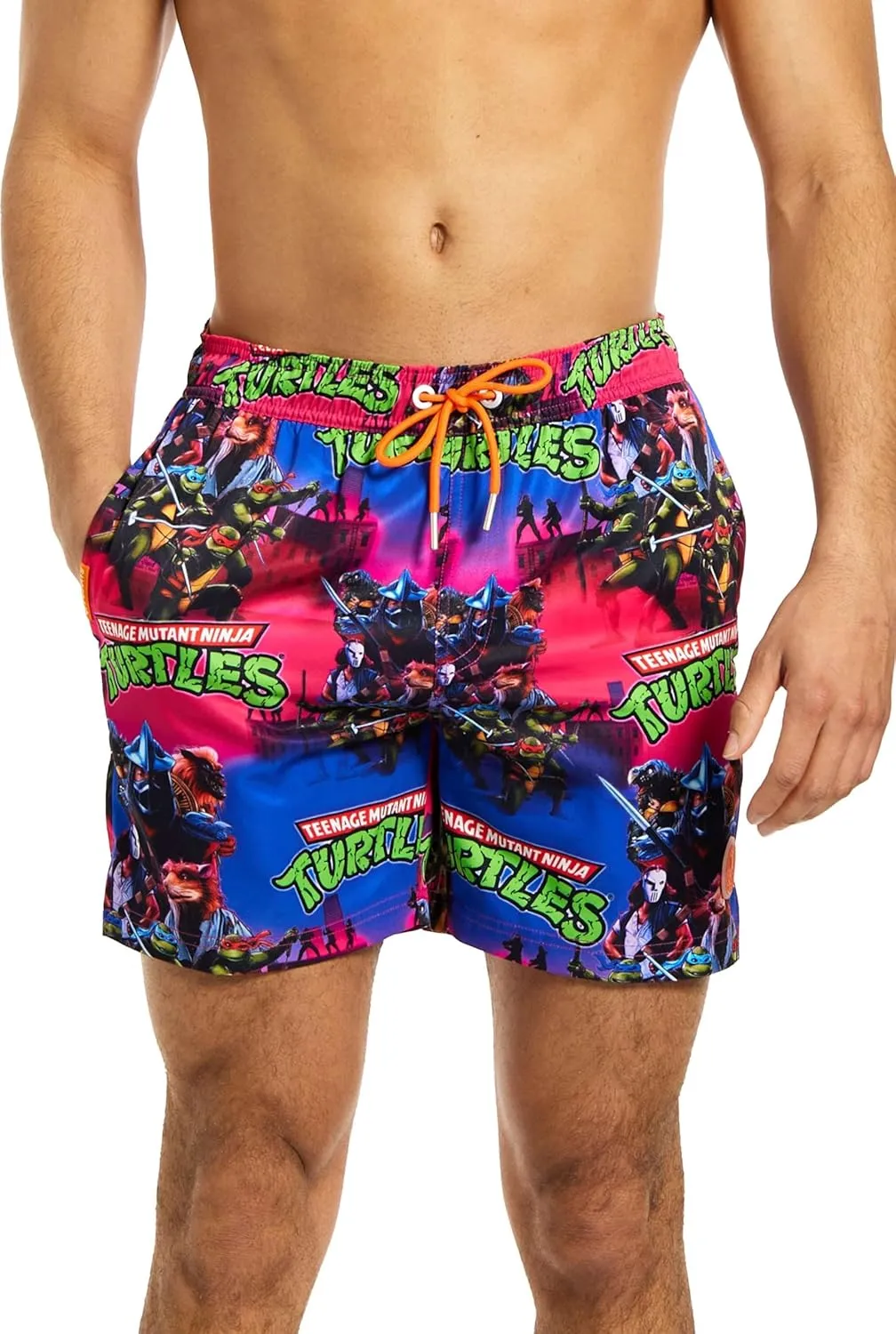 Opposuits Swim Shorts for Men - Summer Beach and Pool Shorts - Loose Fit - Including Drawstrings & Zippers