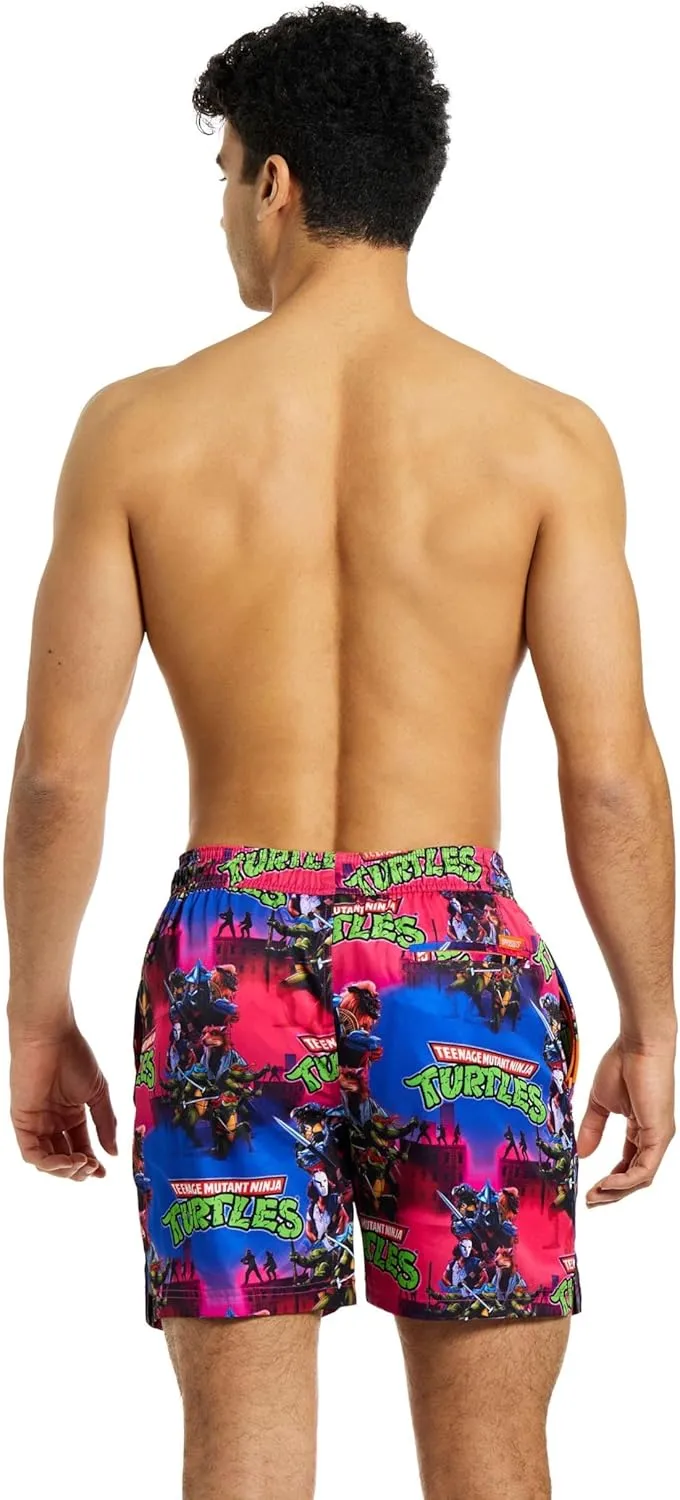 Opposuits Swim Shorts for Men - Summer Beach and Pool Shorts - Loose Fit - Including Drawstrings & Zippers