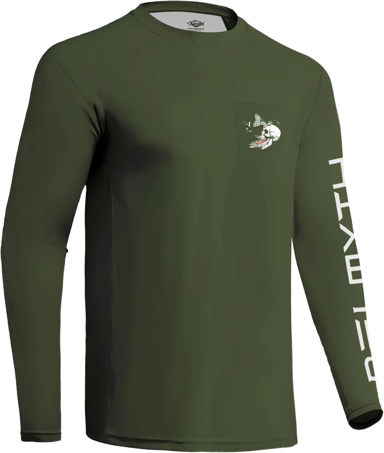 Palmyth Fishing Shirts for Men Long Sleeve UPF 50  T Shirt Sun Protection Tee