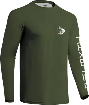 Palmyth Fishing Shirts for Men Long Sleeve UPF 50  T Shirt Sun Protection Tee