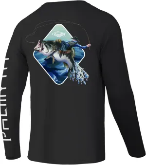 Palmyth Fishing Shirts for Men Long Sleeve UPF 50  T Shirt Sun Protection Tee