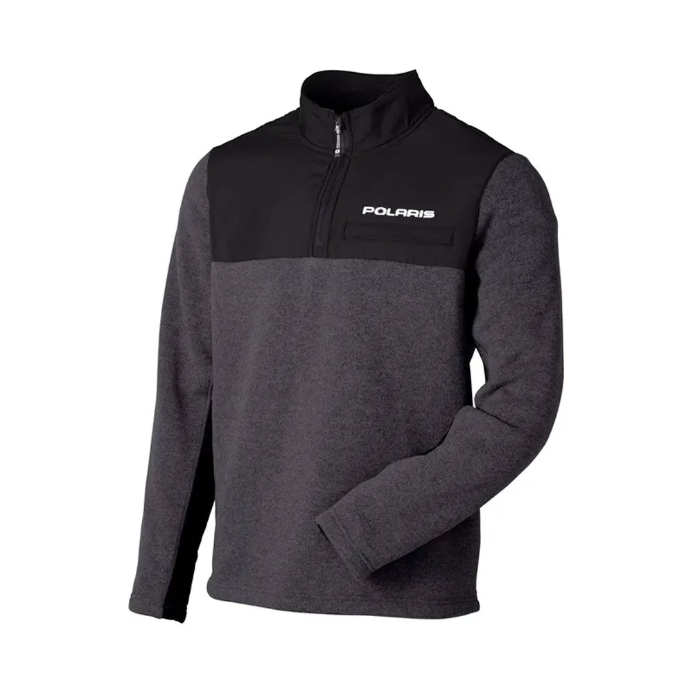 Polaris Men's Titan Mid-Layer Sweater Black/Gray