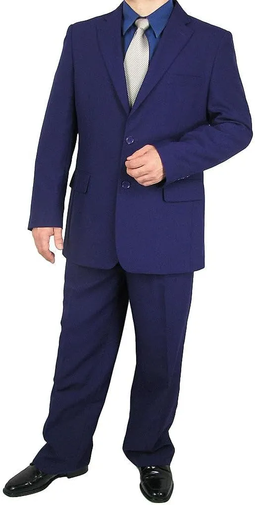 Premium 2-Piece Men's Regular Fit Dress Suit with Free Designer Socks  Sharp, Stylish, and Perfect for Any Occasion