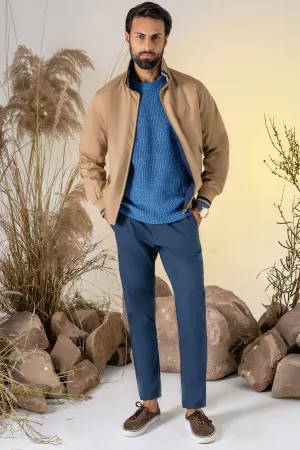 REVERSIBLE JACKET FULL SLEEVES KHAKI GREEN