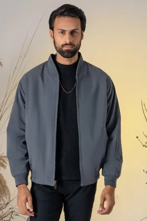 REVERSIBLE JACKET FULL SLEEVES NAVY GREY