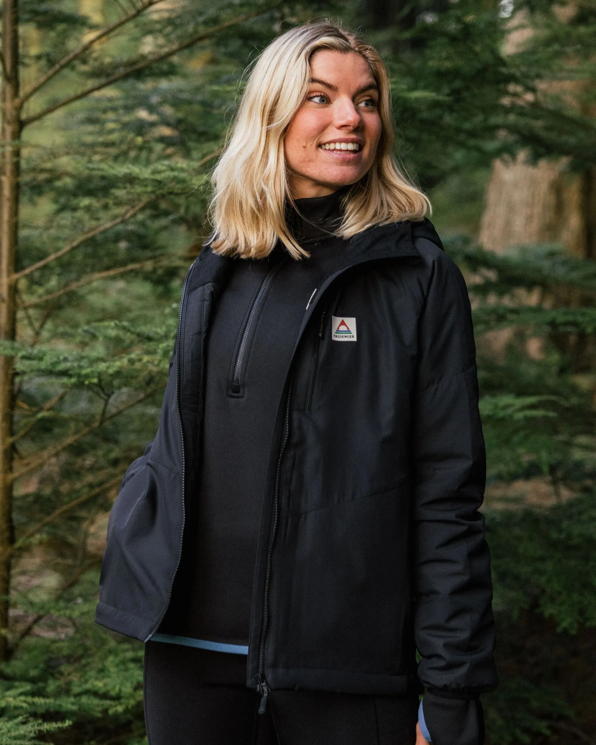 Shasta Lightweight Recycled Thermore Insulated Jacket - Black