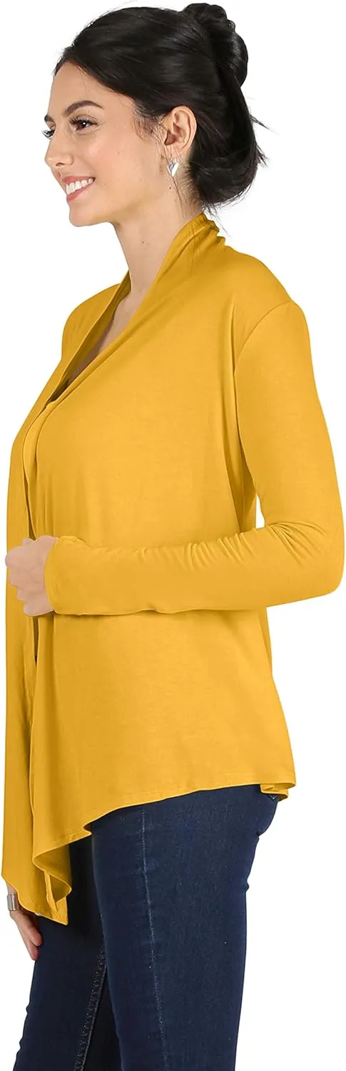 Simlu Lightweight Cardigans for Women Reg and Plus Size Light Cardigans for Women Summer Long Sleeves