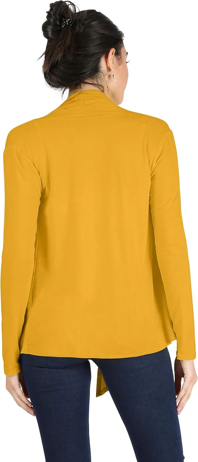 Simlu Lightweight Cardigans for Women Reg and Plus Size Light Cardigans for Women Summer Long Sleeves