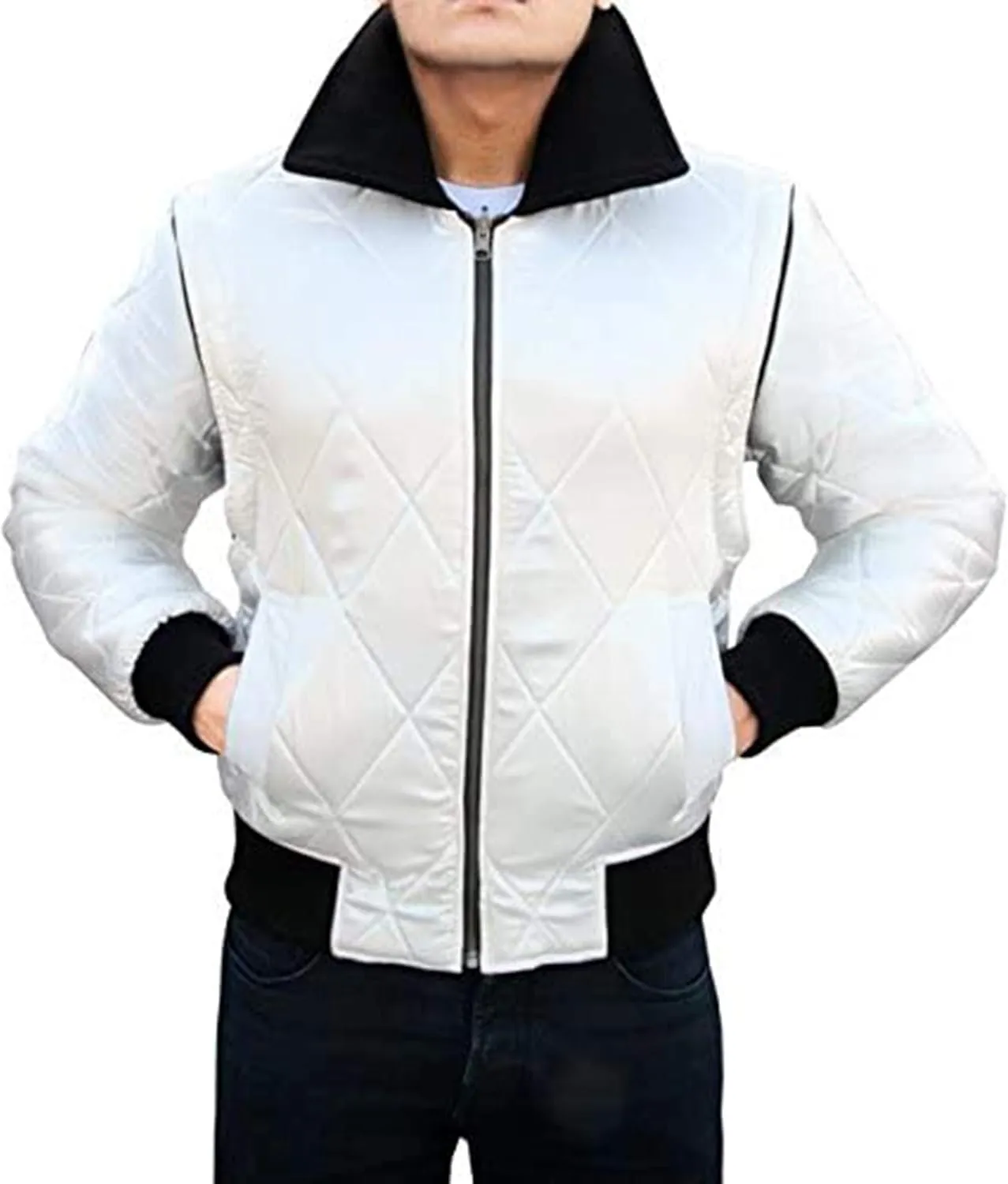 SpazeUp Reversible Scorpio Driv Jacket Men - Scorpio Logo Driv Satin Bomber Jacket Men
