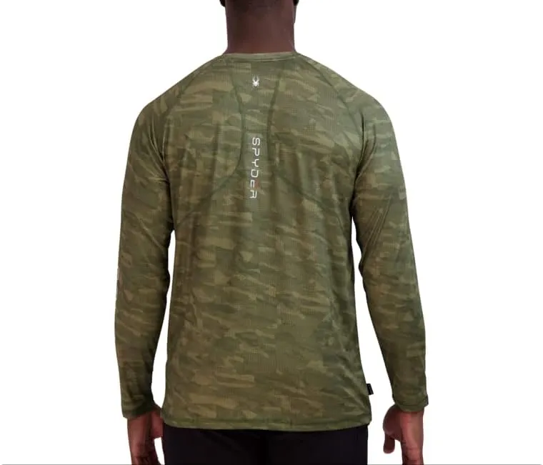 Spyder Men's Long Sleeve Rashguard  UPF , Quick-Dry, Swim Shirt, Surfing, Hiking, Workouts
