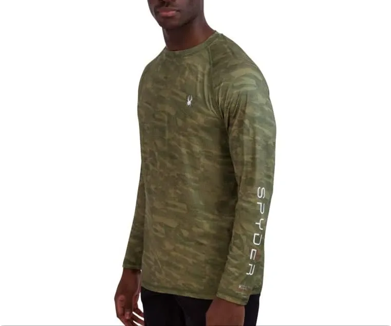 Spyder Men's Long Sleeve Rashguard  UPF , Quick-Dry, Swim Shirt, Surfing, Hiking, Workouts