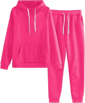 Sweatsuit for Women 2 Piece Long Sleeve Crewneck Cute Workout Long Sleeve Shirts Yoga Pants Outfits