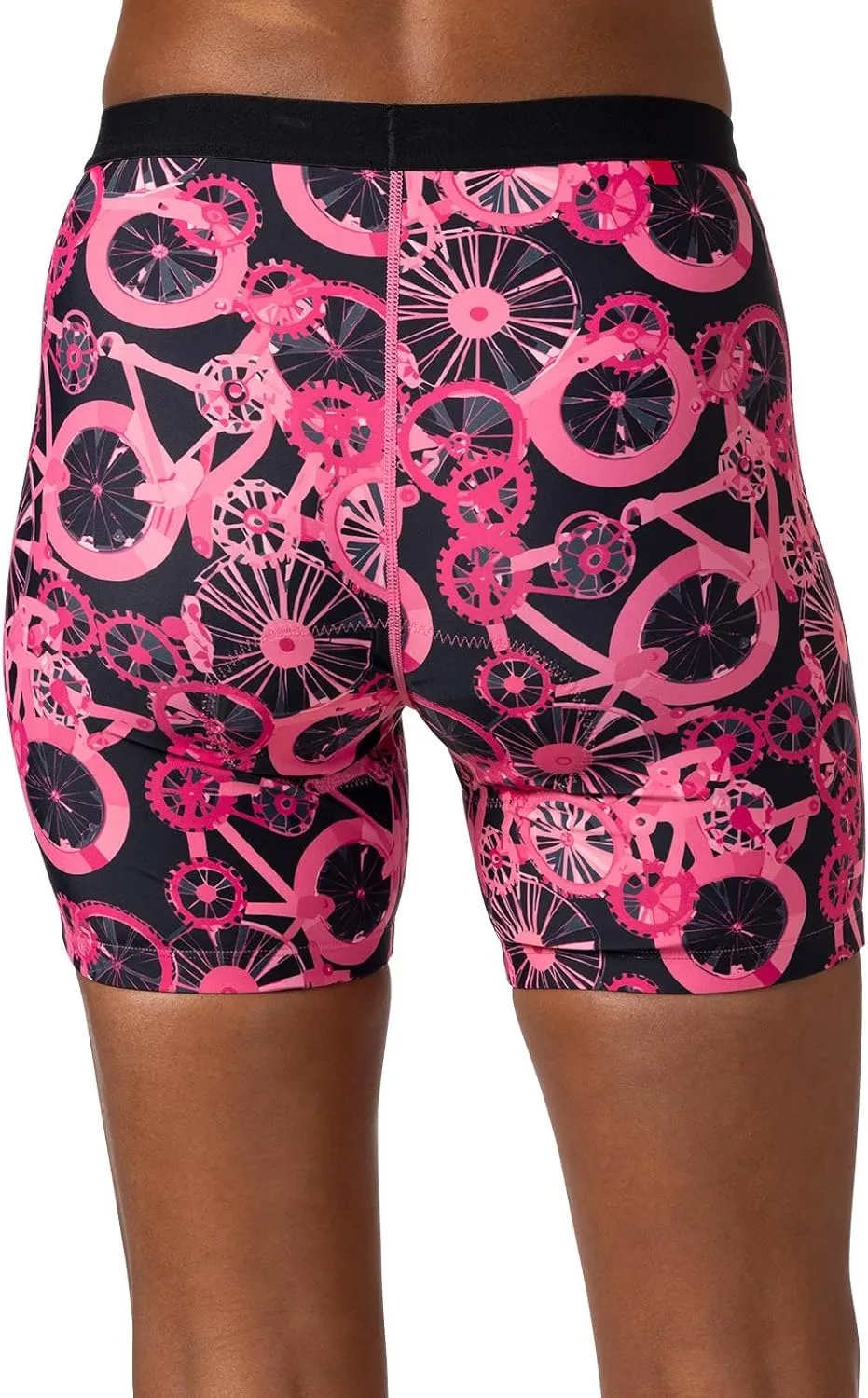 Terry Bike Shorts Women Padded, Bicycle Mixie Bike Liner Shorts for Women Cycling Underwear with Padding - Brief Style