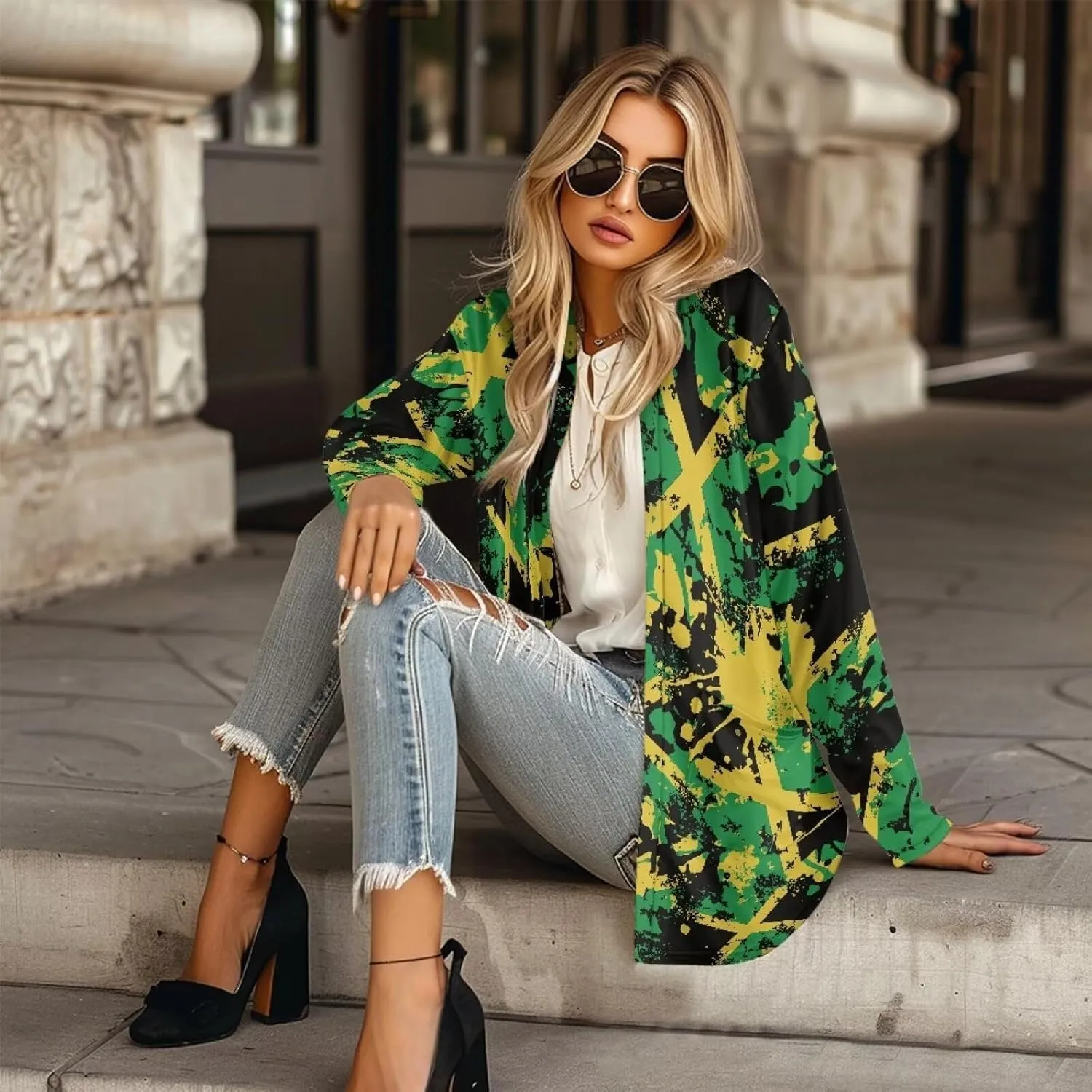 Trendy Cardigan for Women Long Sweater Open Front Cardigans Casual Lightweight Sweaters with Pockets