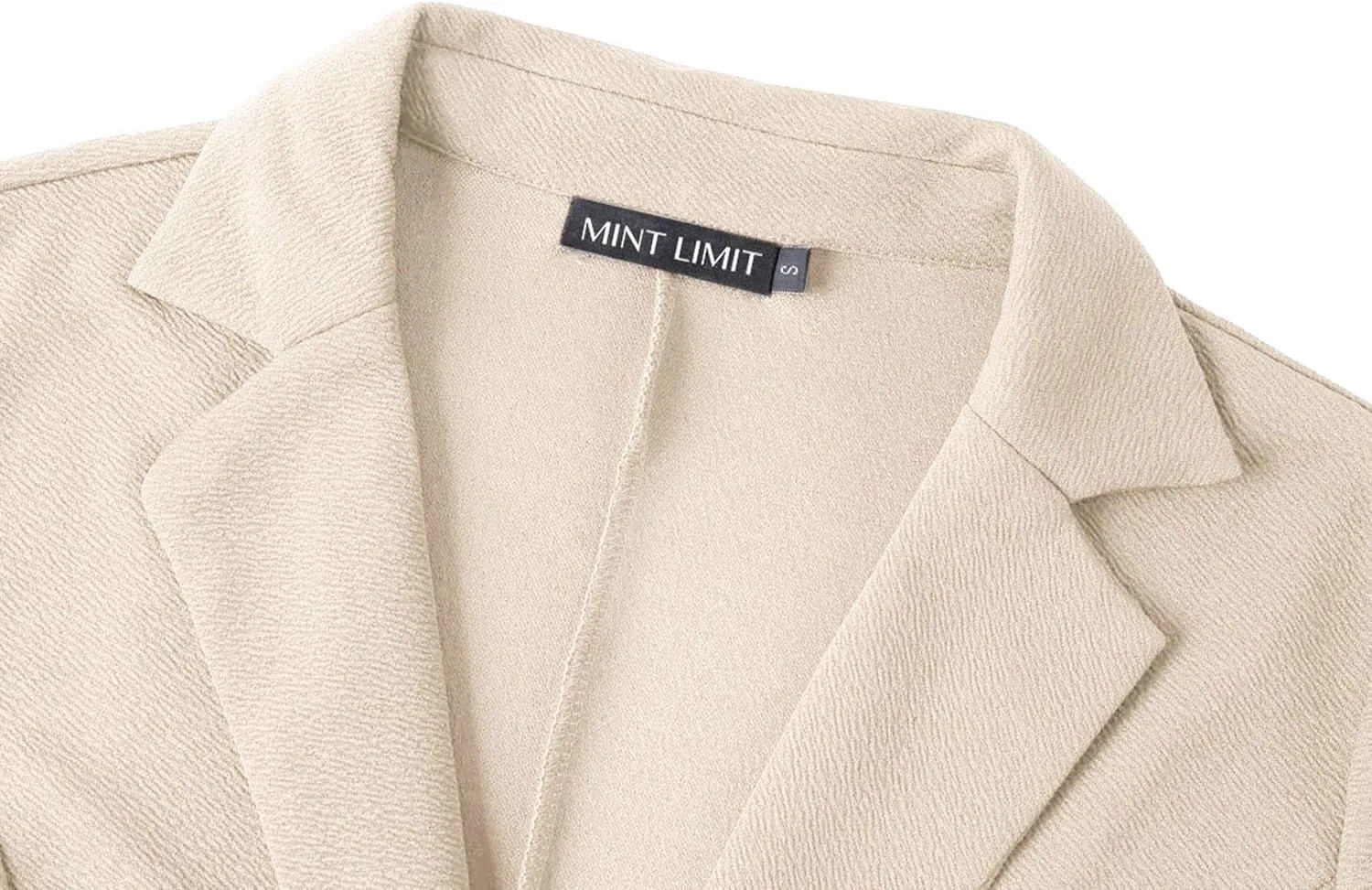 Unifizz Womens Casual Work Office Blazer Pockets Buttons Suit Jacket 3/4 Sleeve