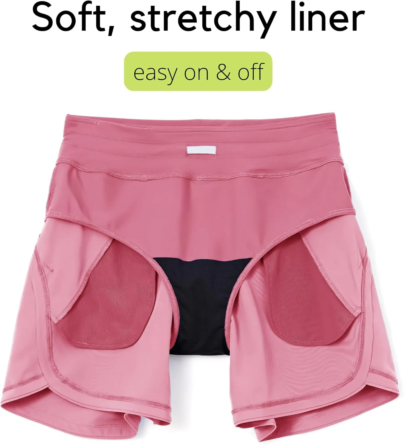 Willit Women's 5" Swim Board Shorts Quick Dry Beach Swimming Shorts UPF 50  High Waisted Liner Pockets