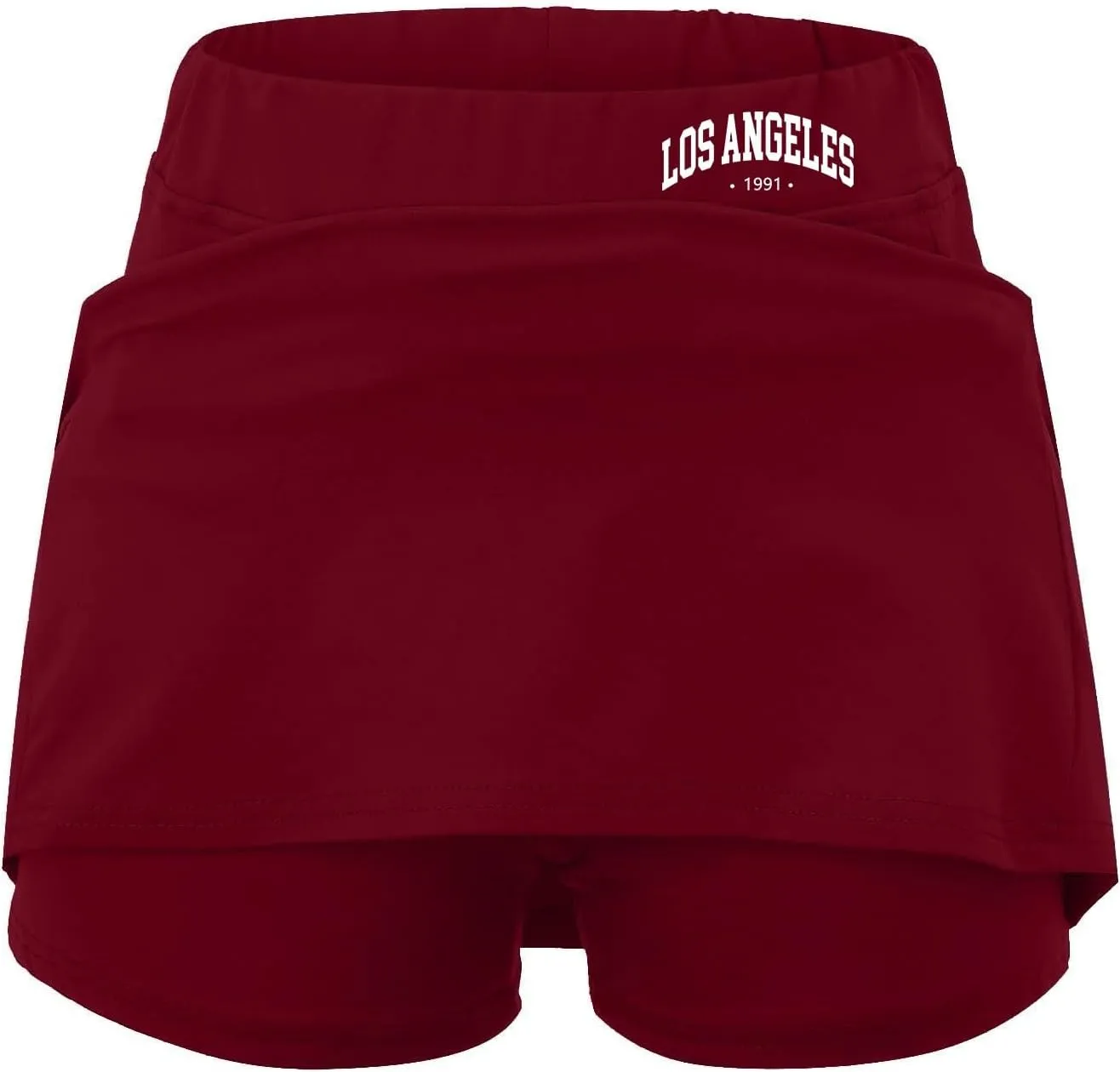 Women's Athletic Skorts 2025 Summer Los Angeles High Waisted Tennis Shorts Sports Running Gym Breathable Skirt Shorts
