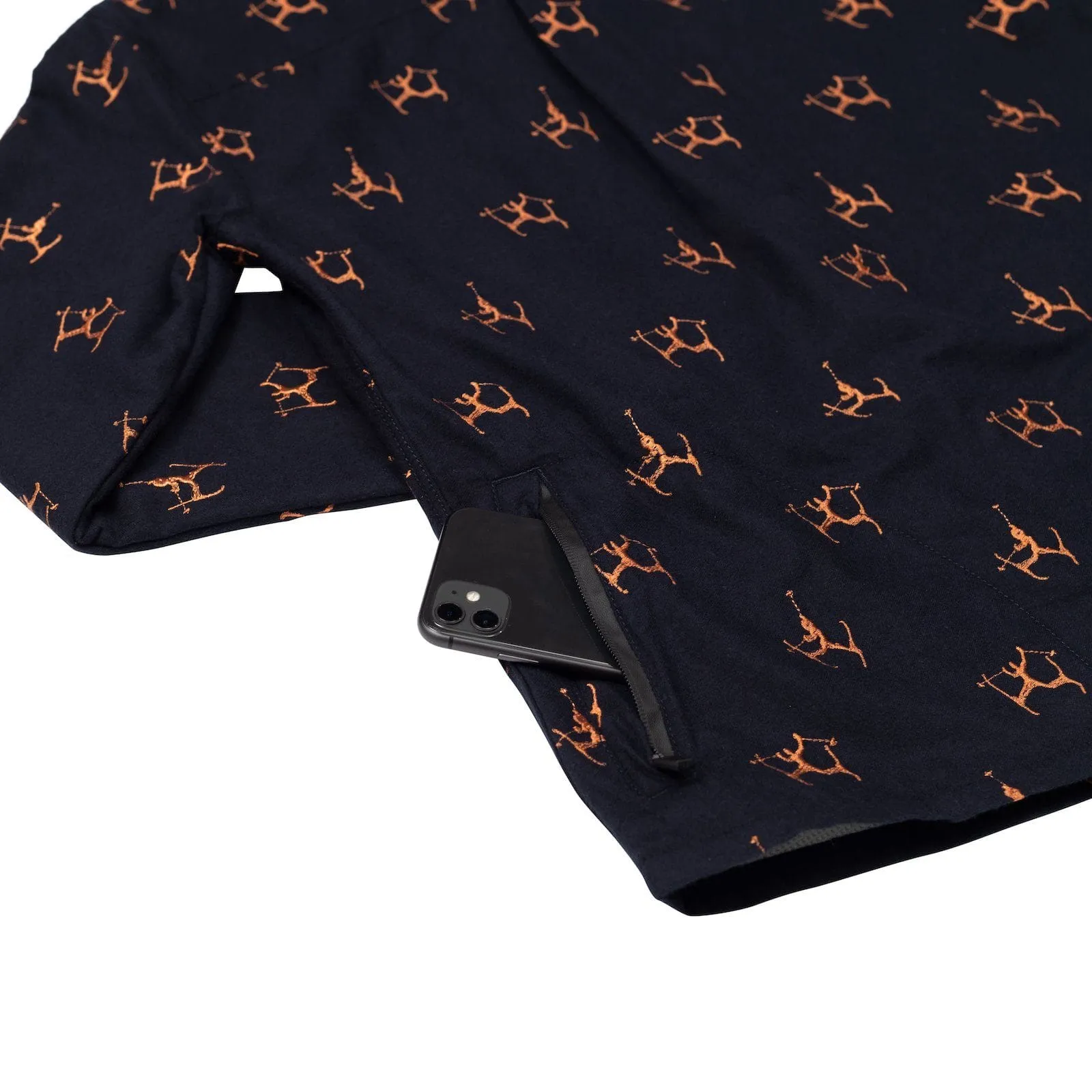 Womens High Sierra Shirt - Hot Dog, Midnight Navy