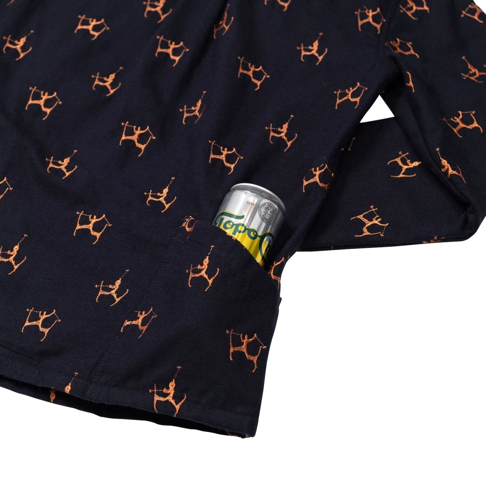 Womens High Sierra Shirt - Hot Dog, Midnight Navy