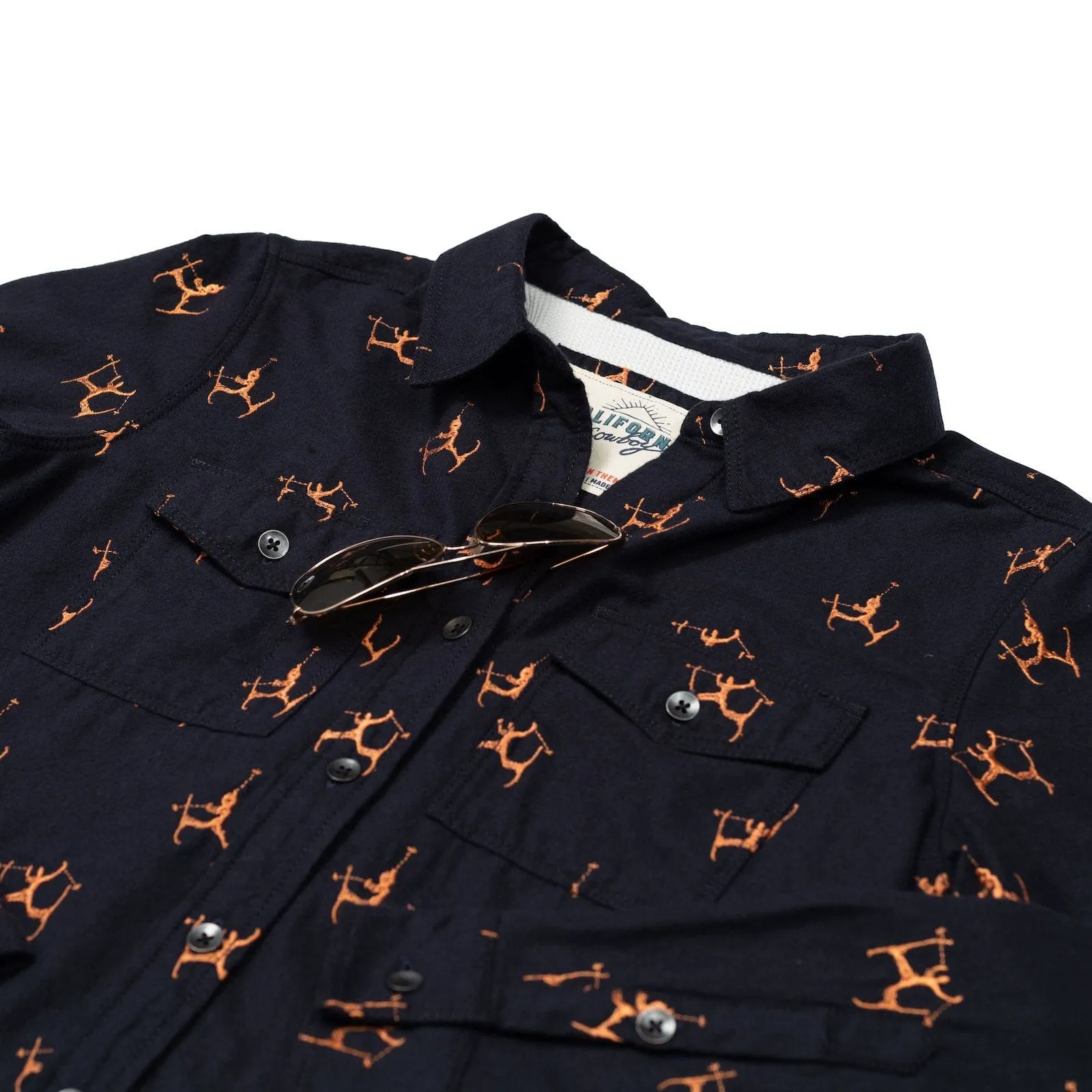 Womens High Sierra Shirt - Hot Dog, Midnight Navy