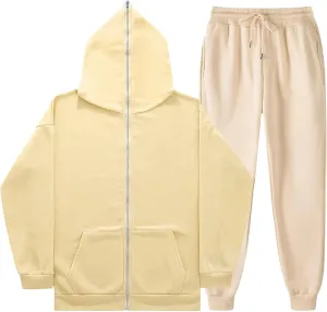 Womens Two Piece Outfits Long Sleeve Crewneck Clothes Lounge Long Sleeve Tops Long Pants Sweatsuit