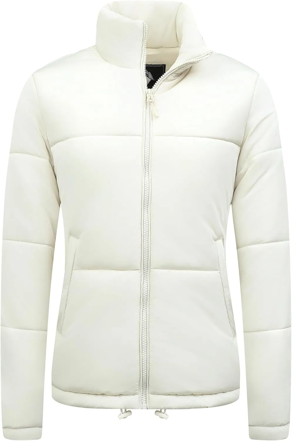 Women's Warm Winter Coat Waterproof Puffer Jacket Full-Zip Lightweight Winter Jacket