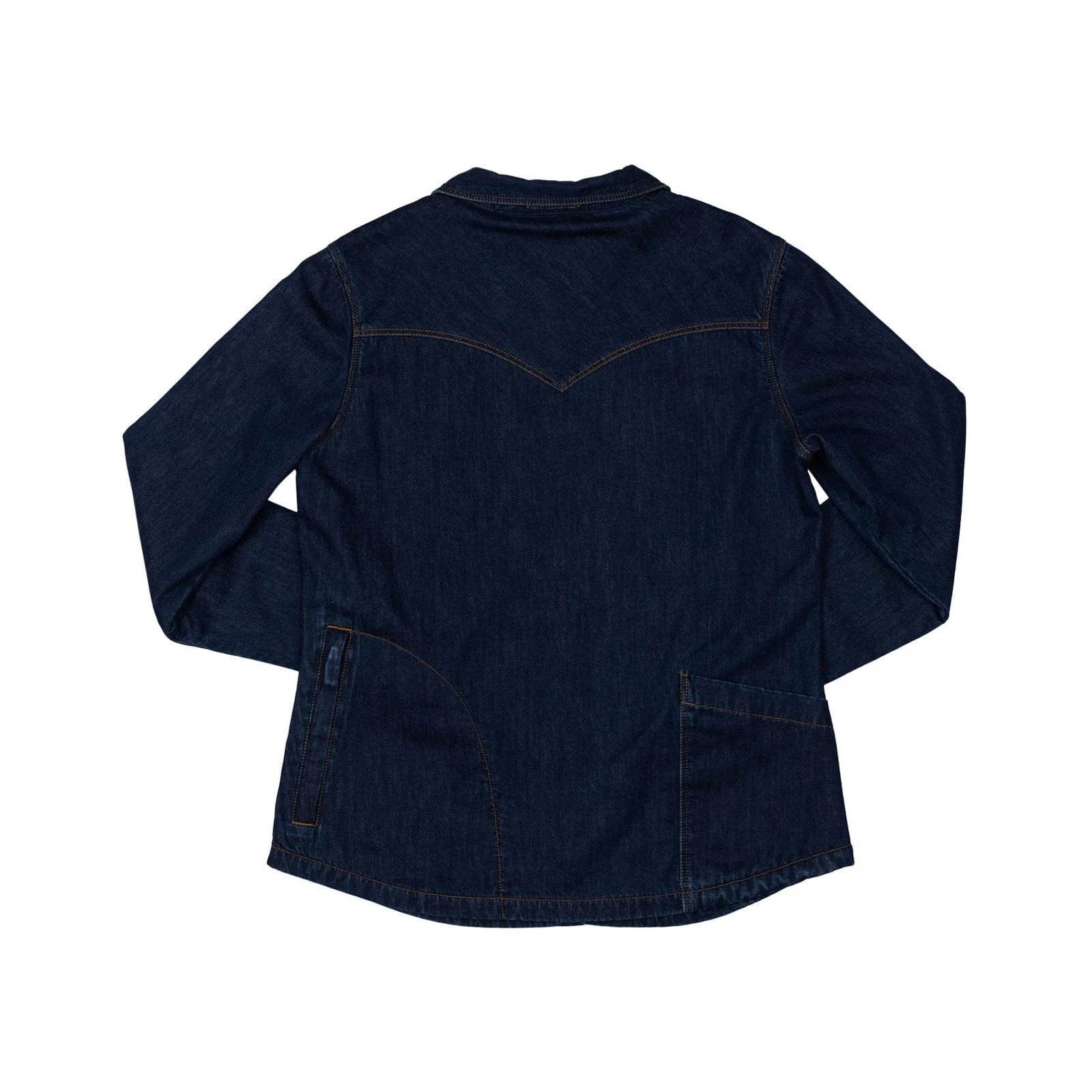 Womens Western High Sierra Shirt - Sea Ranch Indigo